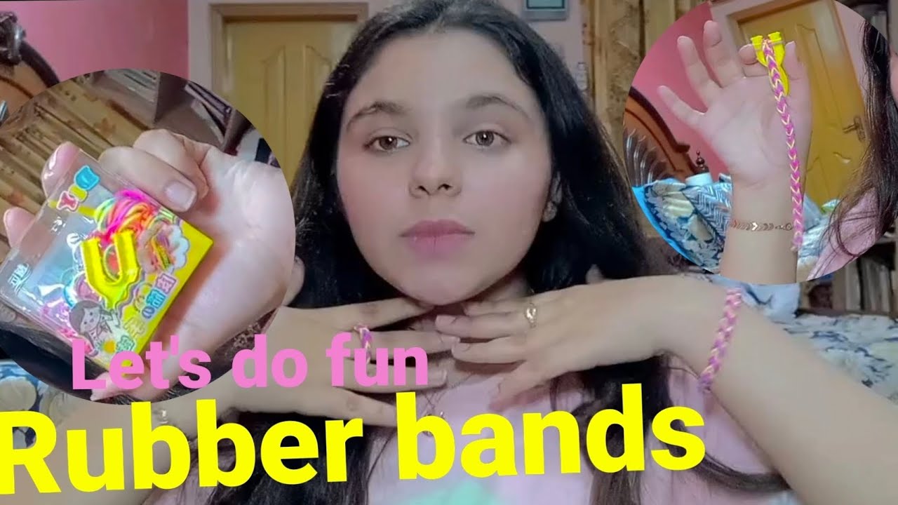 rainbow loom bracelet|fun with bands| rubber band magic |let's madness begin thesis2021#diy #rainbow