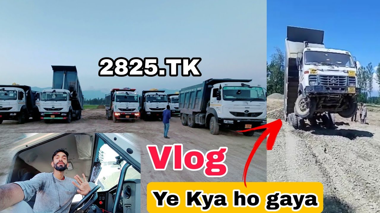 Ye Kya Ho Gaya 2825.TK Dumper Vlog // Ring Road Project 🛣️ Srinagar #vlog #viral #video #trending