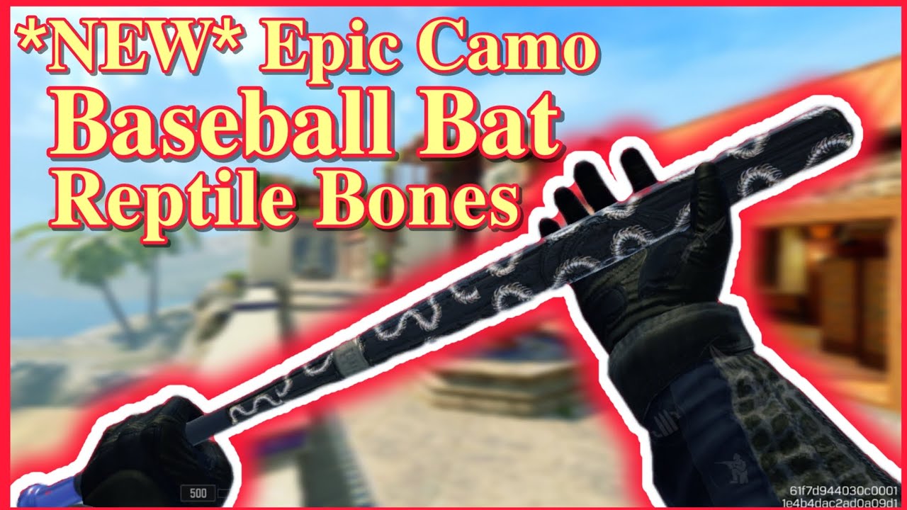 *NEW* Epic Camo / Baseball Bat - Reptile Bones
