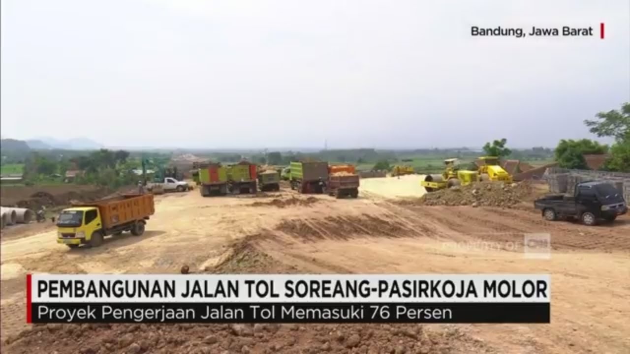 Pembangunan Jalan Tol Soreang-Pasirkoja Molor