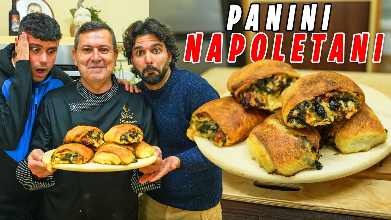 PANINI NAPOLETANI di SCAROLE - Ricetta SFIZIOSA per le Feste di Natale