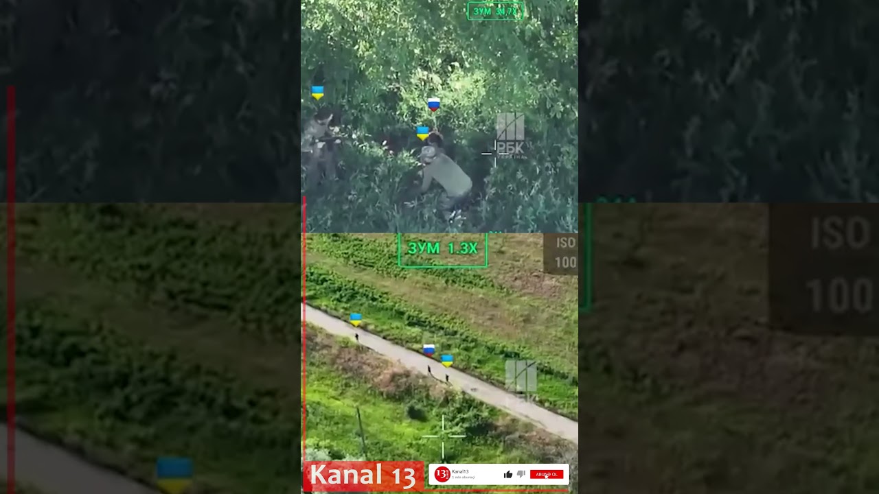 Российский солдат сдается украинскому дрону: драматичное видео