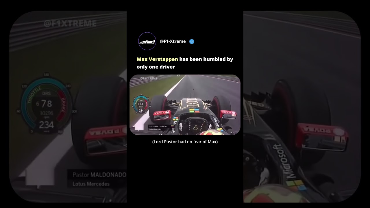 🔥 When Maldonado Humbled Max Verstappen 🥶