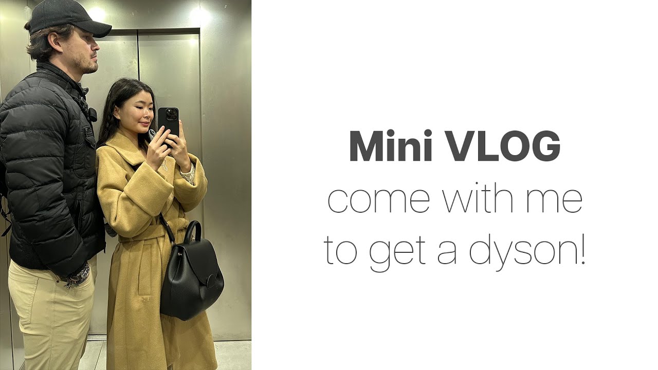 Mini Vlog -  come with me to get a Dyson Airwrap! I'm so excited!