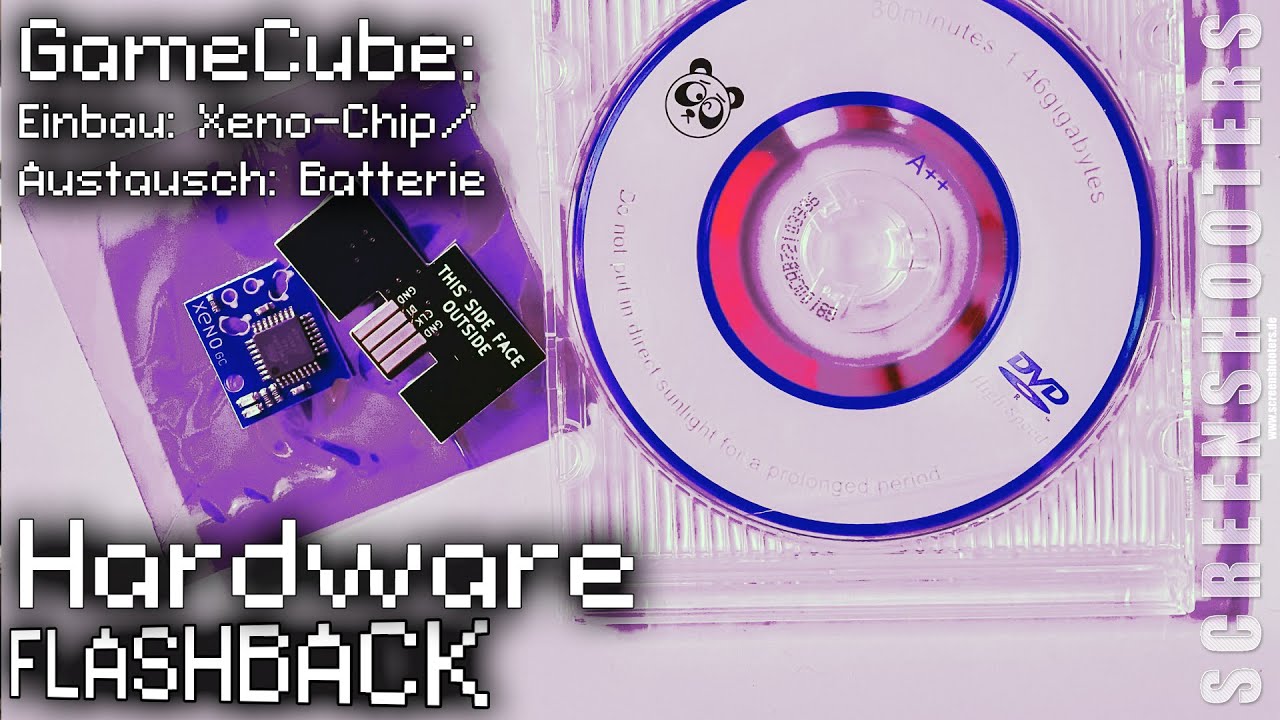 [ Flashback ] Hardware: Gamecube - Einbau vom XenoGC-Chip / SD2SP2 / SWISS / Austausch der Batterie