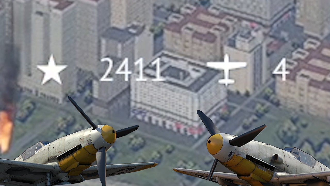 Replay) Bf109 f-4 4 kills gameplay