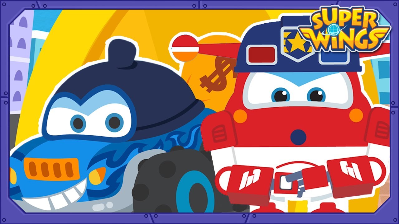 [Игра SUPERWINGS] Полицейская игра | Поймай вора | Суперкрылья | Супер Крылья Геймплей