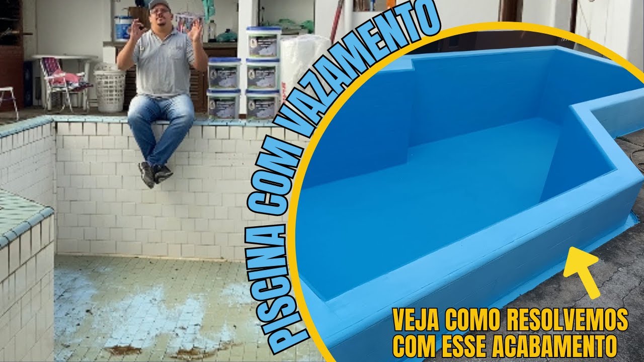 Como acabar com VAZAMENTO na PISCINA