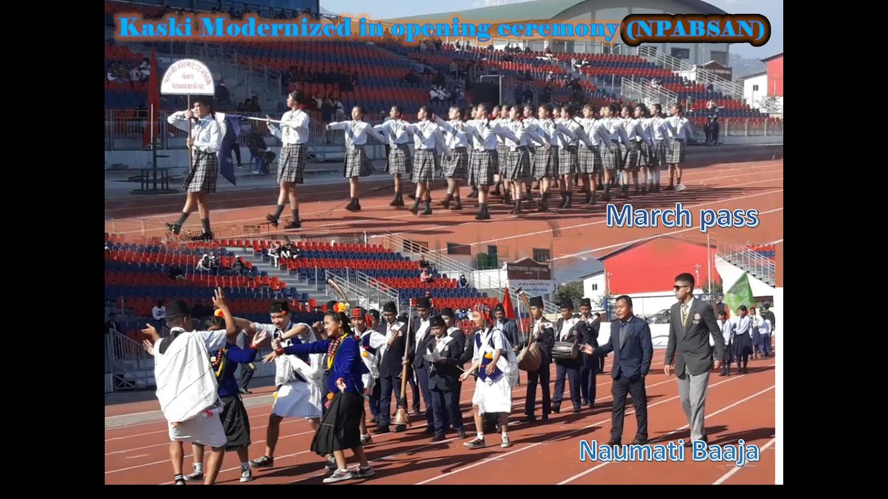 Kaski Modernized Academy in opening ceremony (March pass , Naumati Baaja )