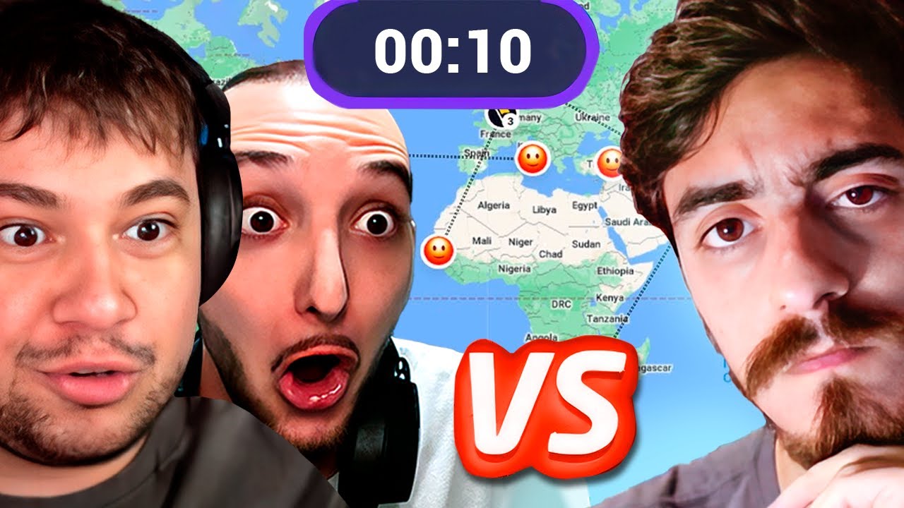 JOGUEI CONTRA UM PROFISSIONAL DO GEOGUESSR! - Com Calango e GeoPasch