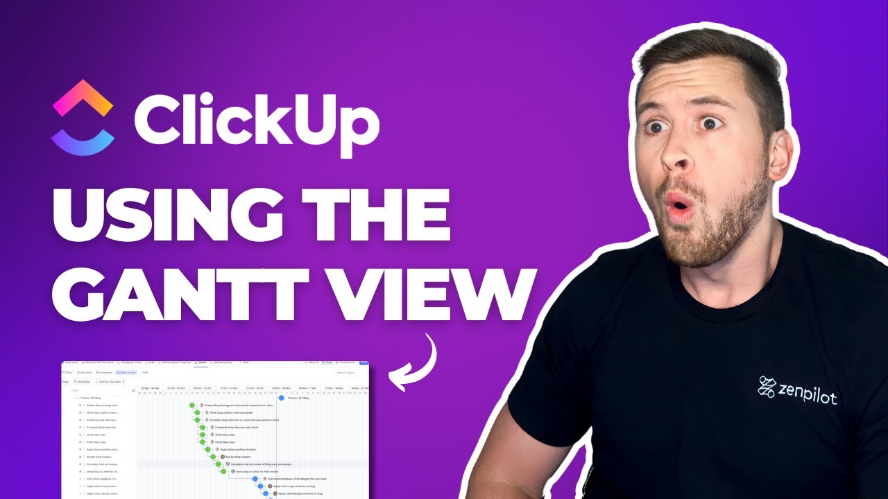 Учебное пособие ClickUp Gantt — 2 лучших способа использования диаграммы Ганта