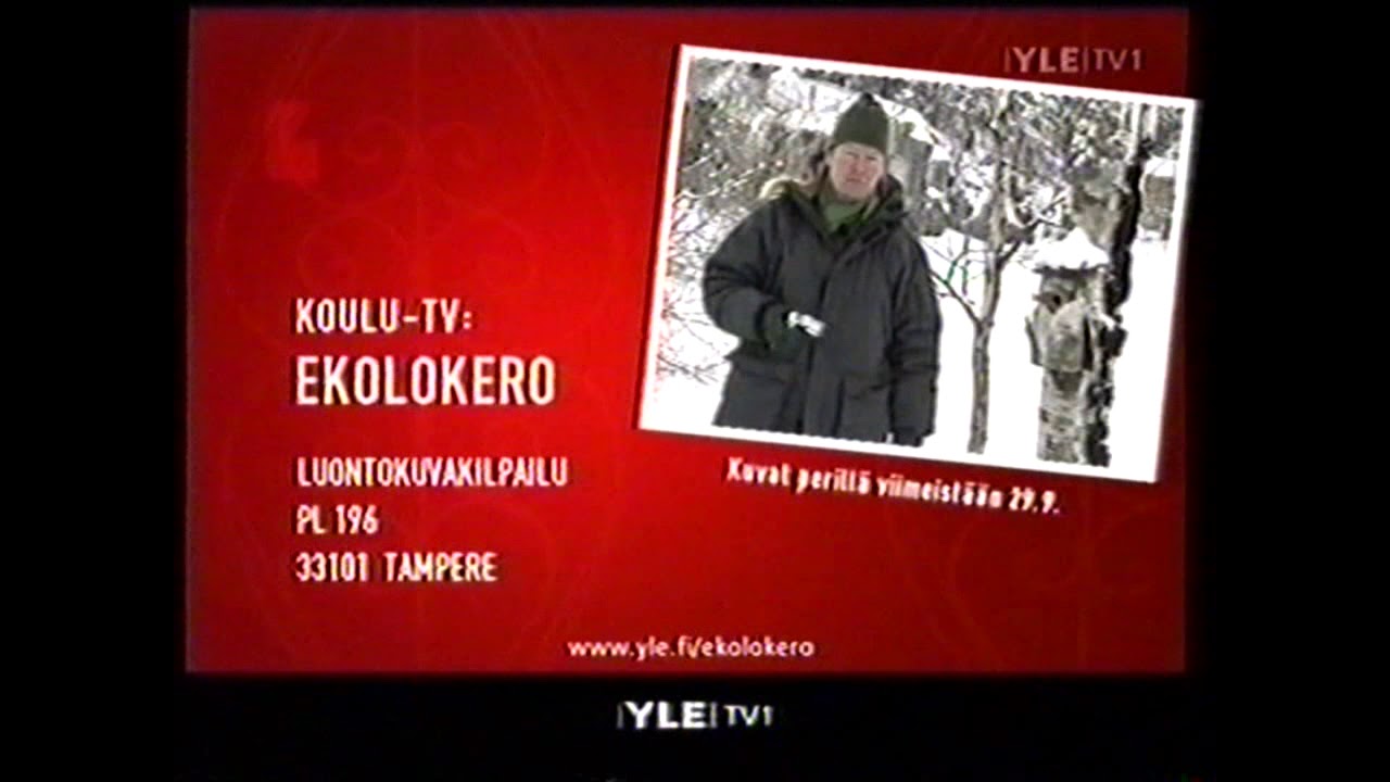YLE TV1: Tunnus/Koulu-tv tunnus/Tulevia ohjelmia (Jää kesken) (2005?)