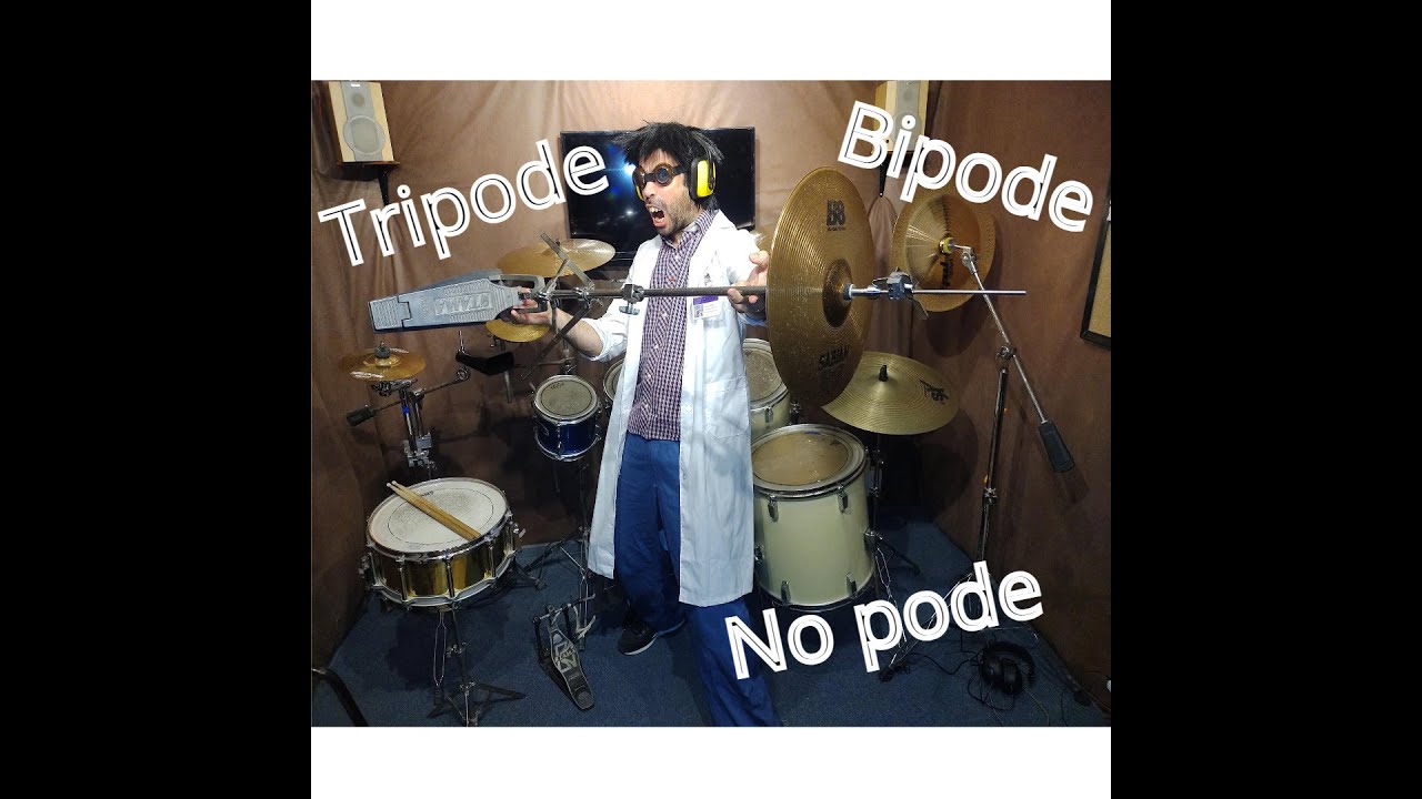 Soporte para HI-HAT transformado a dos patas... hazlo tu mismo..