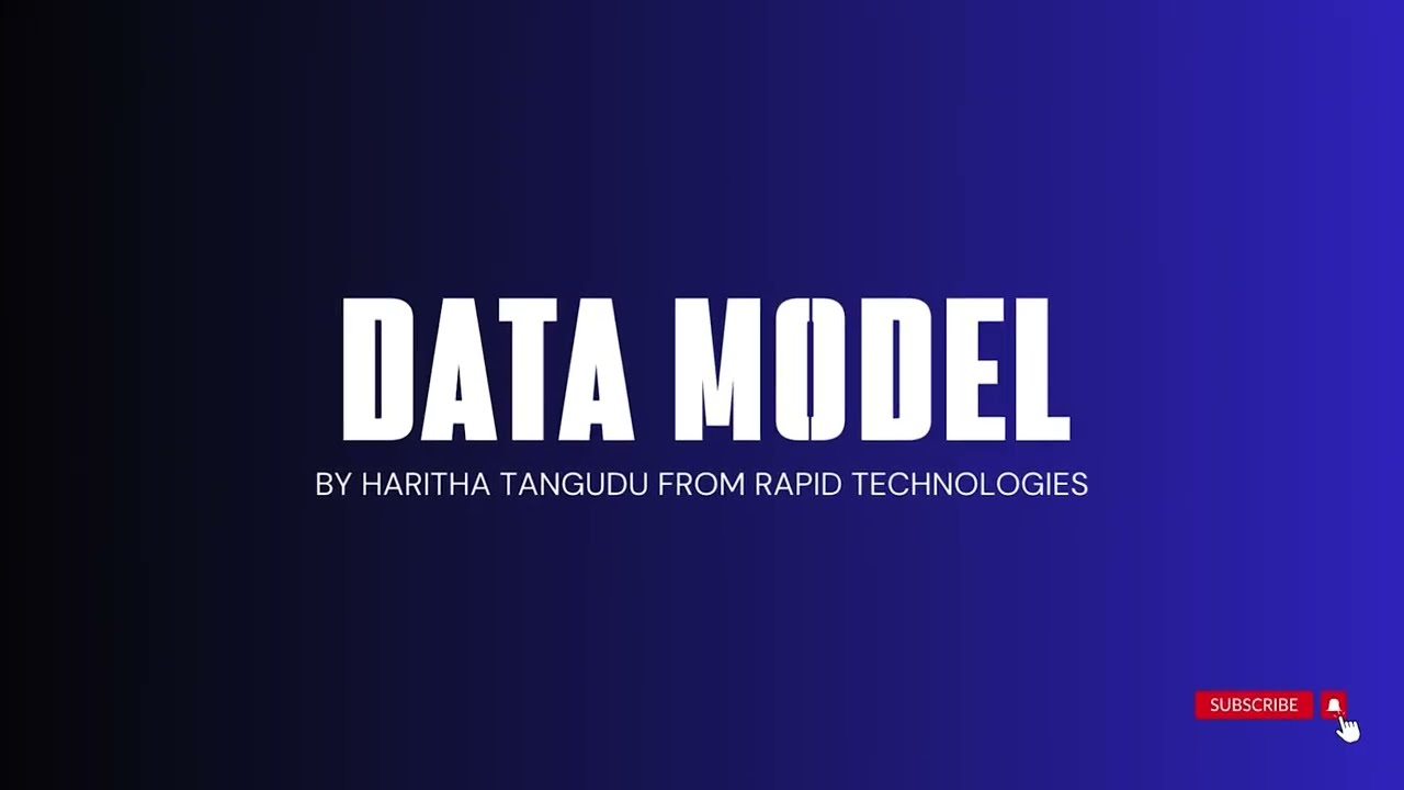 What is Data Model and its objects.