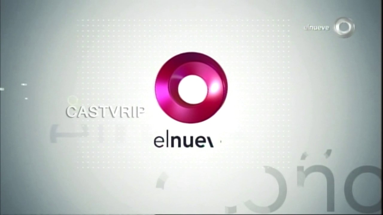 El Nueve Satelital Logo transparente durante el intervalo