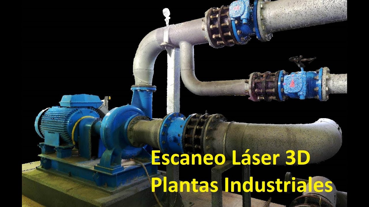 Servicios de Escaneo láser 3D para plantas industriales – España