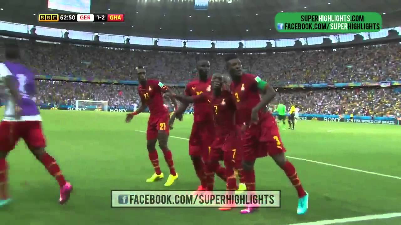 Ghana vs Germany World Cup 2014 GHANA DANCE