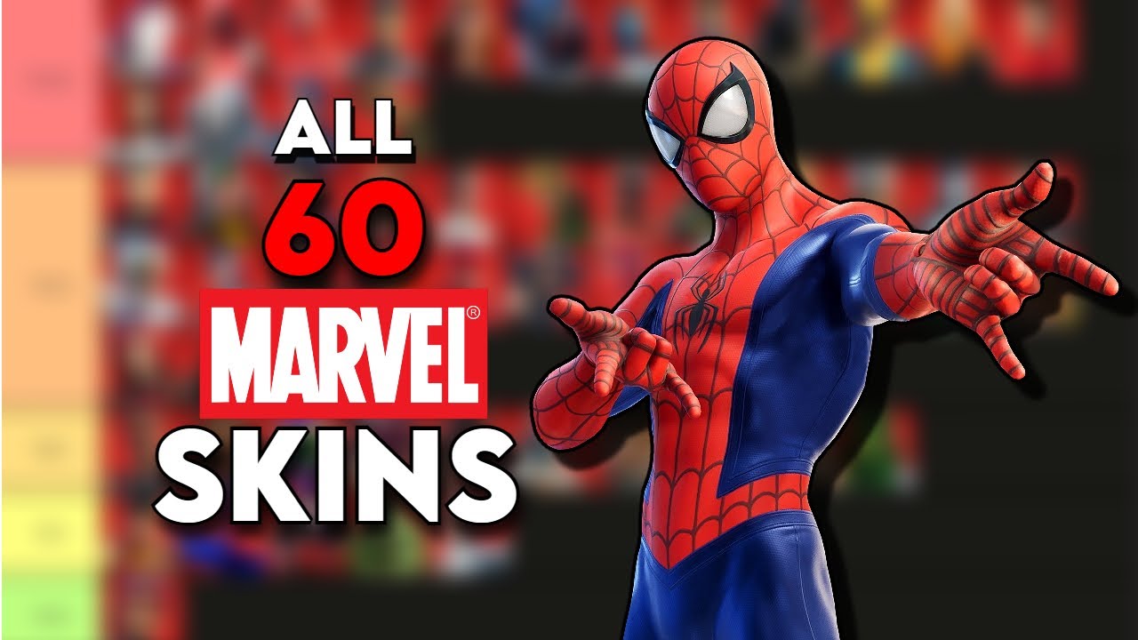 Ranking ALL 60 Marvel Skins in Fortnite!