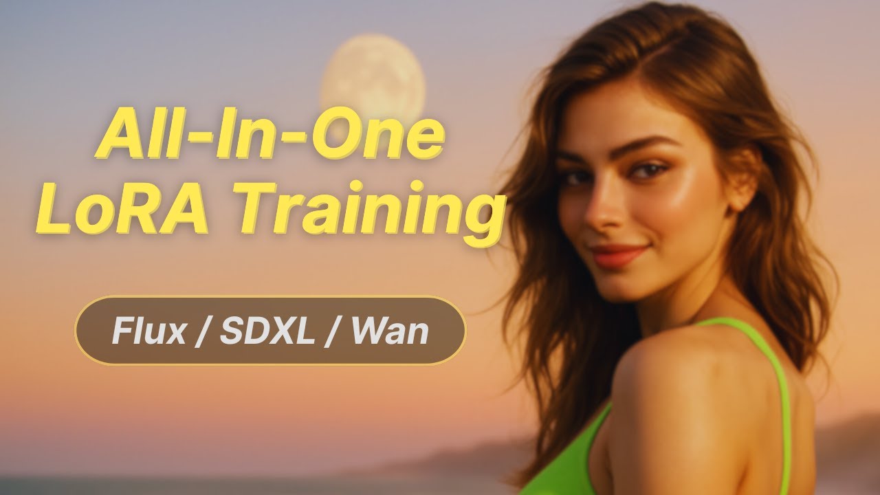 LoRA Training Tutorial with Diffusion Pipe on RunPod - Flux / SDXL / Wan