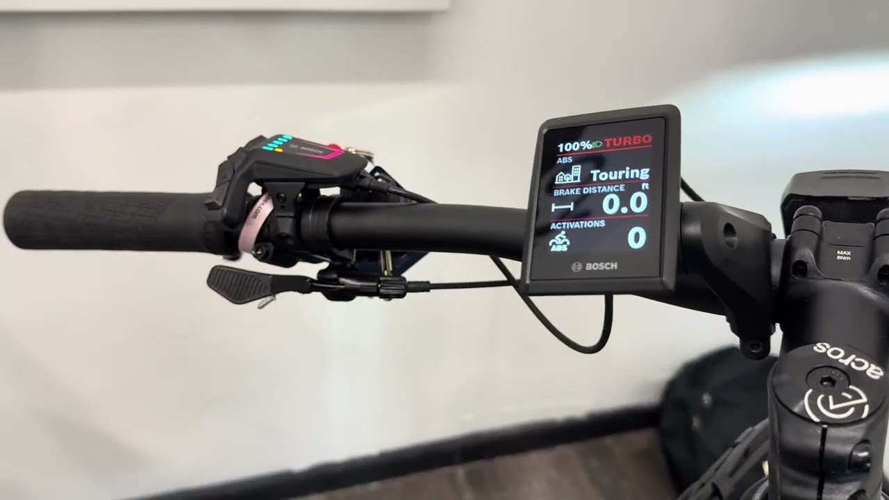 Краткий обзор новой системы ABS от Bosch eBike Systems.