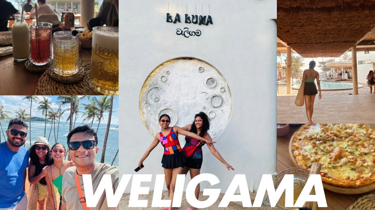 Weligama Kai Beach අපි day out එකක් ගියා DownSouth 🇱🇰@heshkavee  #weligama #sinhalatravelvlog