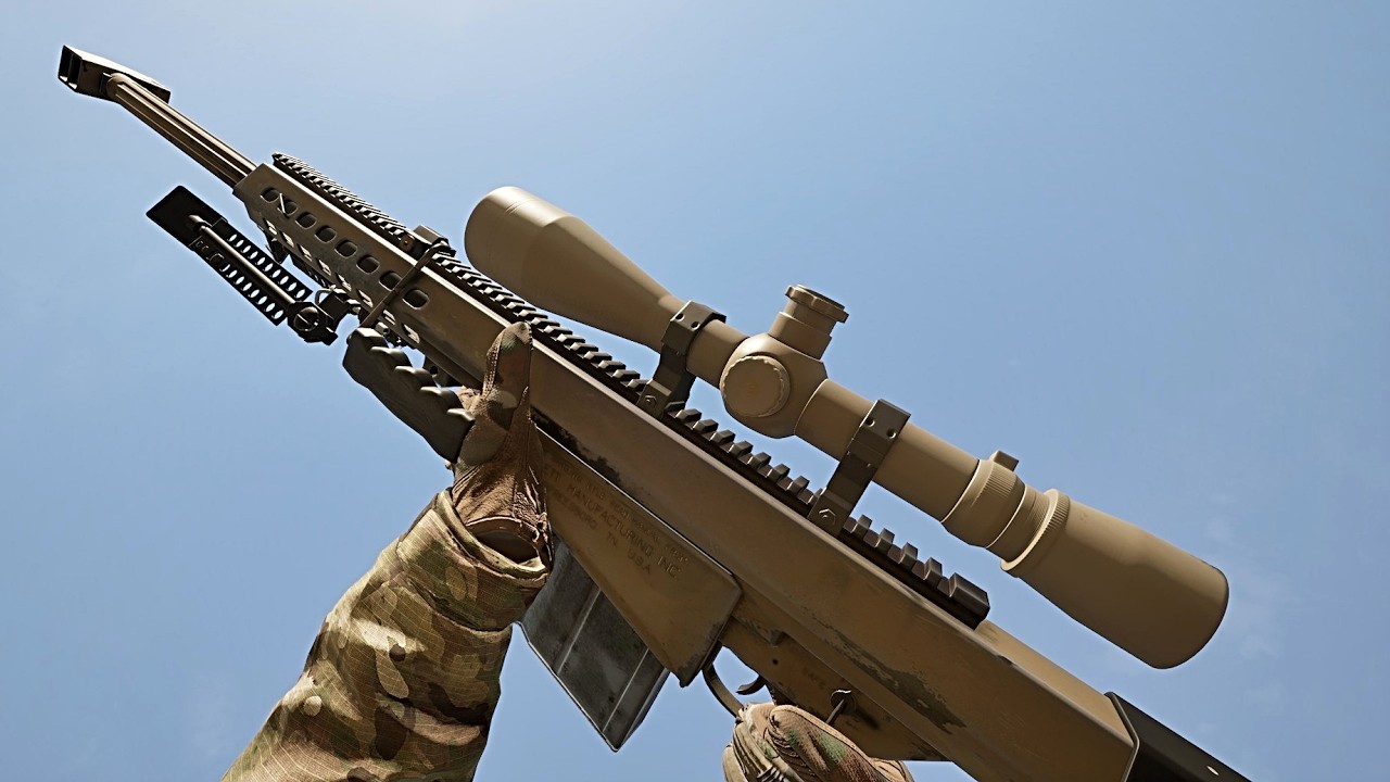 Barrett M82 Sniper Gameplay - Squad Super Mod