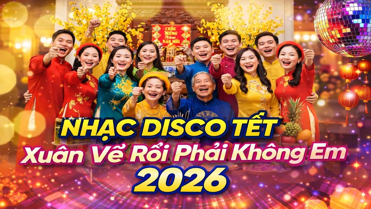 Nhạc Disco Tết Xuân Về Rồi Phải Không Em 2026 | Nonstop Disco Tết Sôi Động Đón Xuân Cực Cháy 🔥