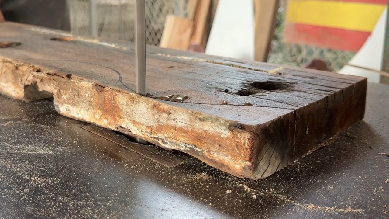 Woodworking Project: Unique Combined Materials Furniture Build