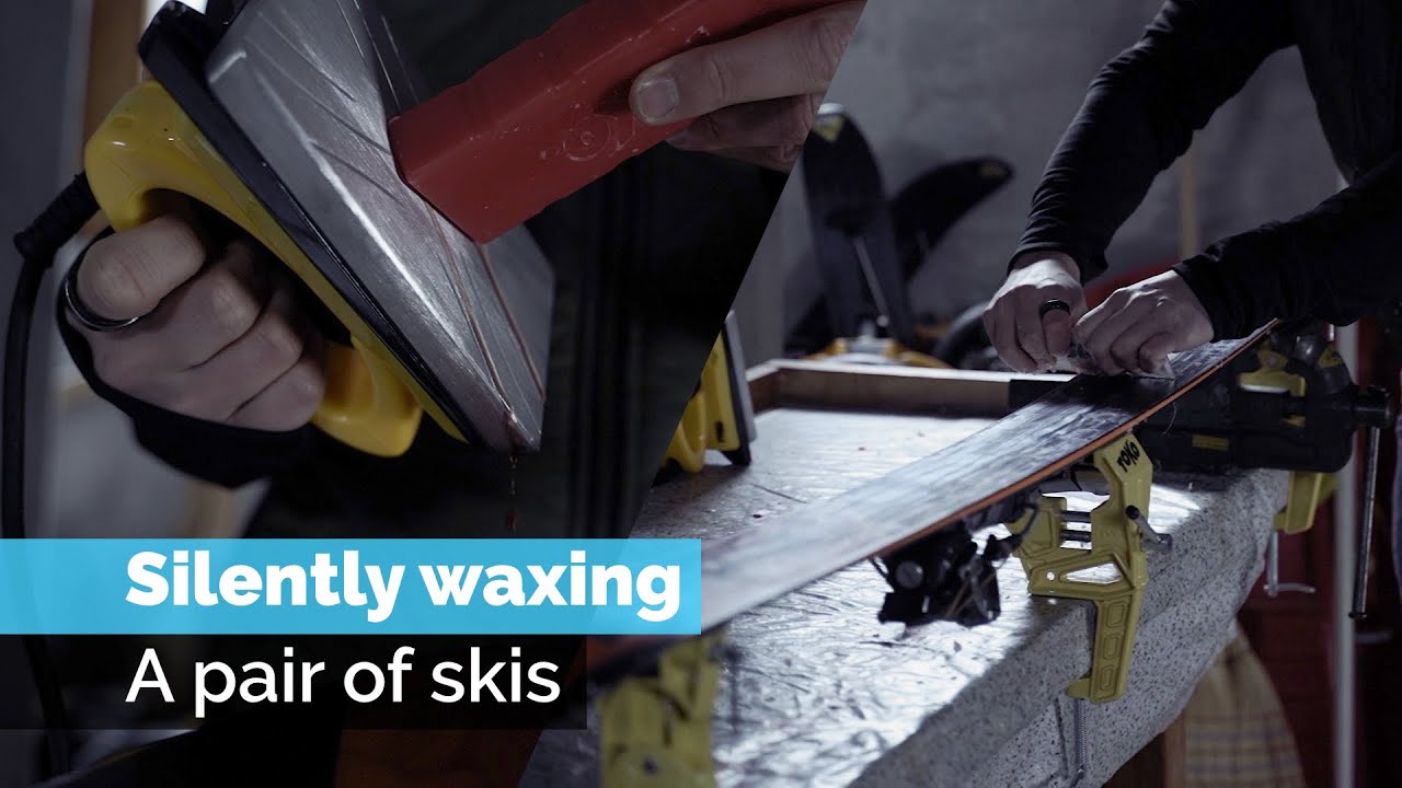 Silently Waxing Skis