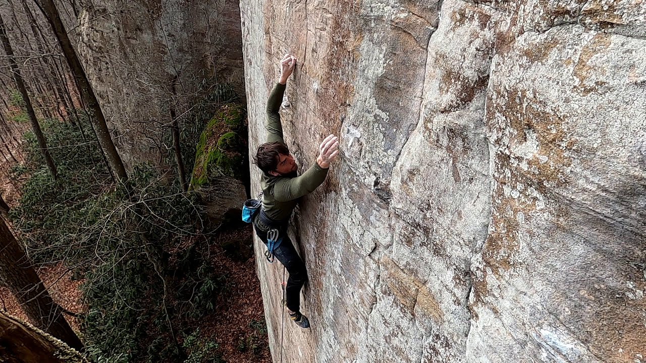 Leviathan 5.13c - Red River Gorge Rock Climbing