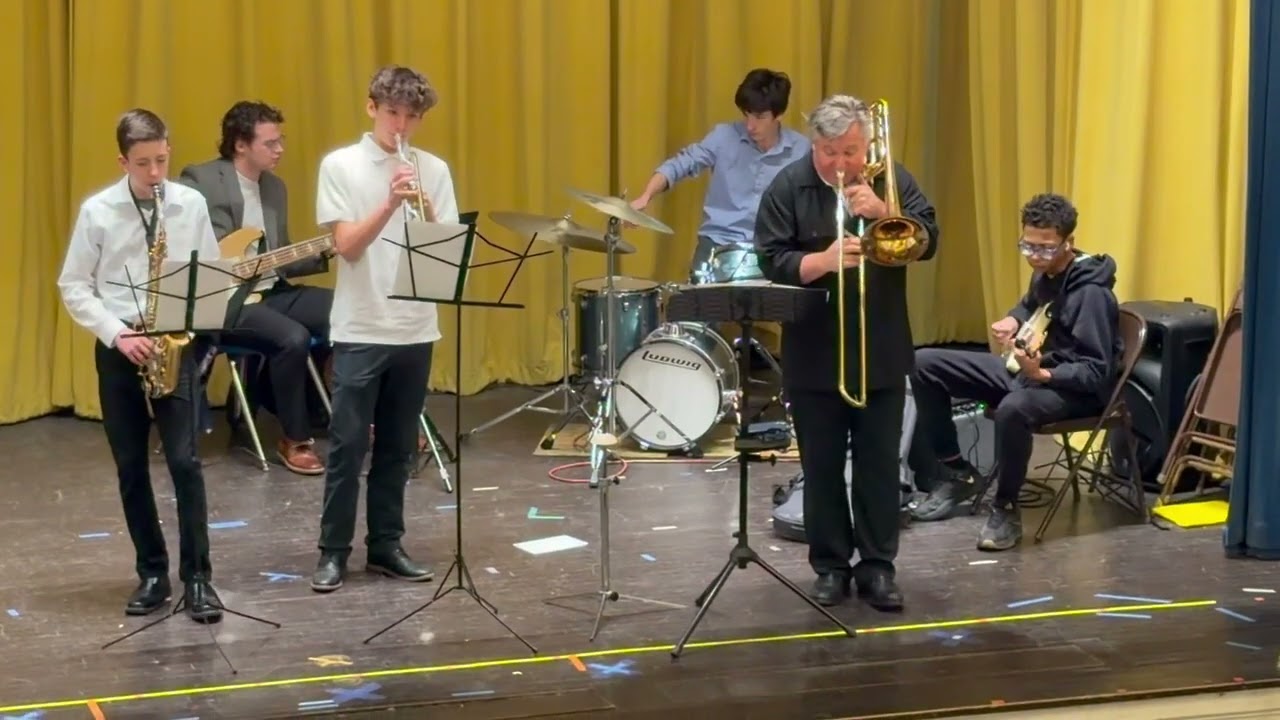 8th Grade Advanced band 5th year plays Moondance by Van Morrison