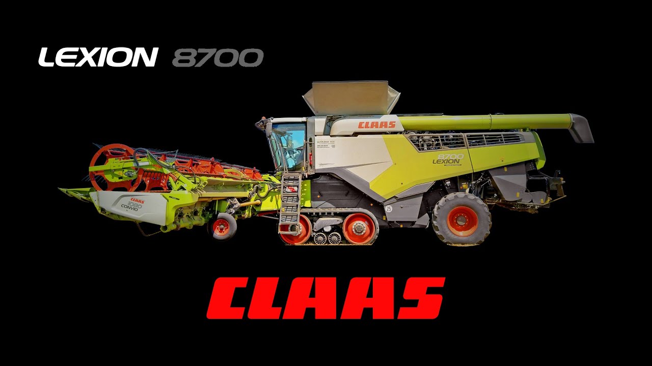 CLAAS Lexion 8700  +  CONVIO FLEX _ Combine harvester operation _ Робота зернозбирального комбайна