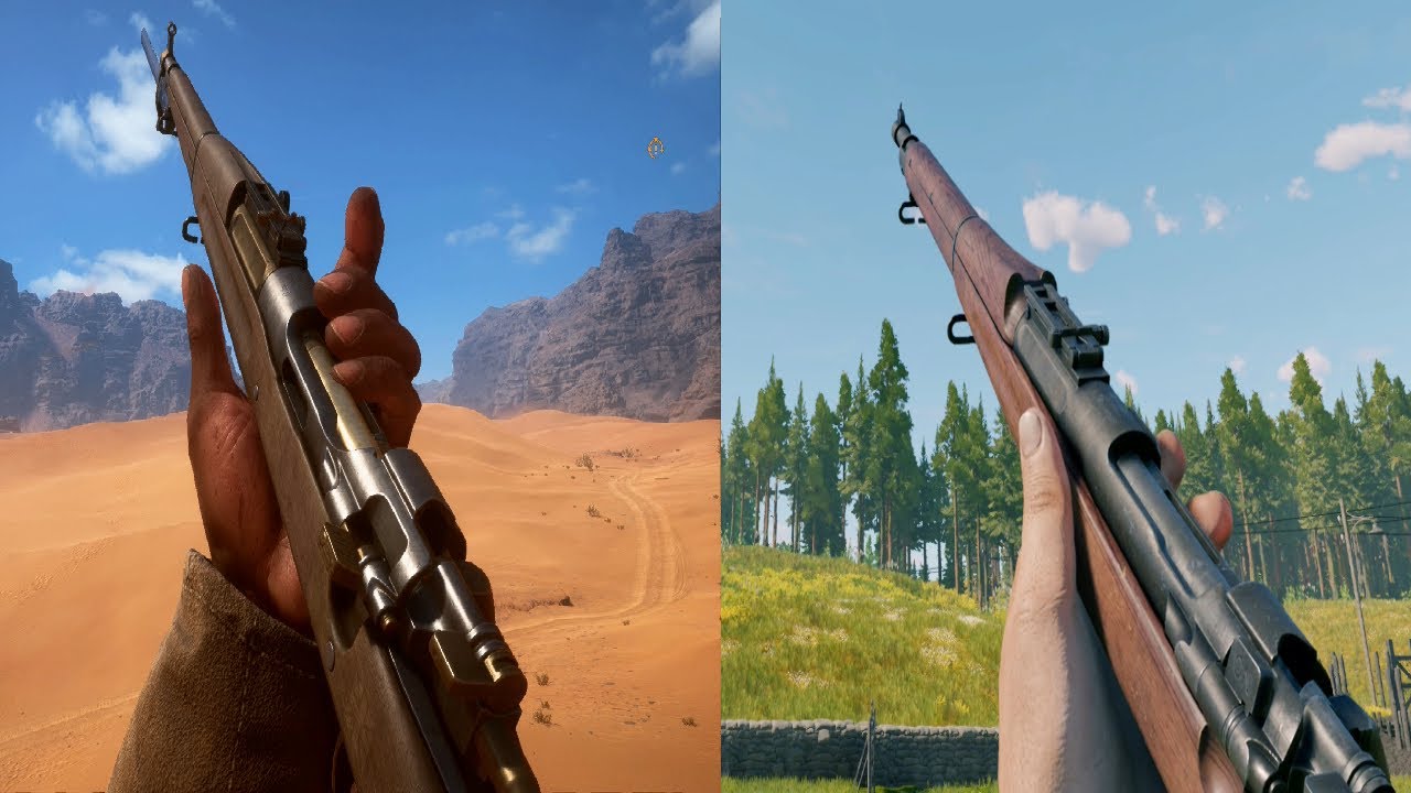 Battlefield 1 vs Enlisted - Weapon Reload Animations