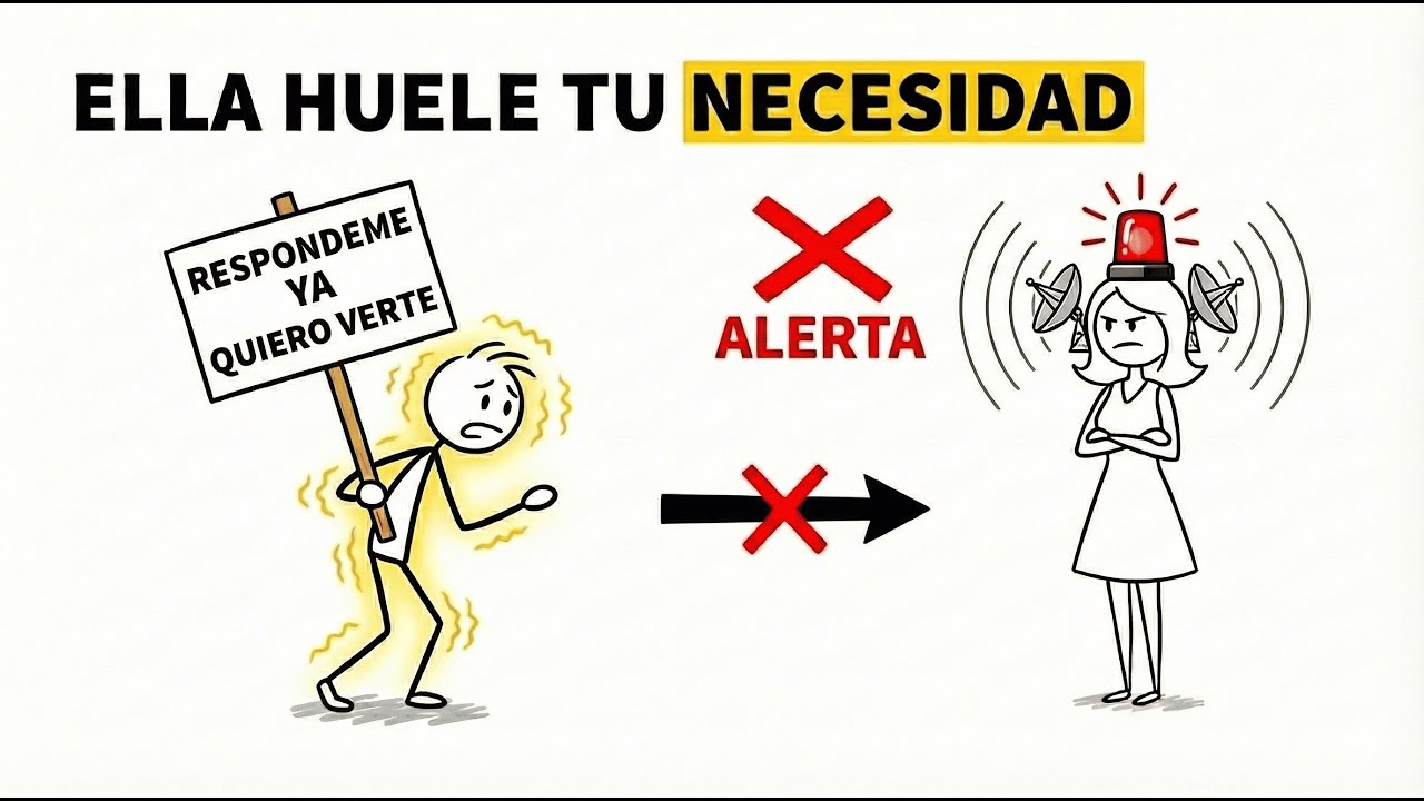 Cuando DEJAS de intentarlo, ella empieza a BUSCARTE.