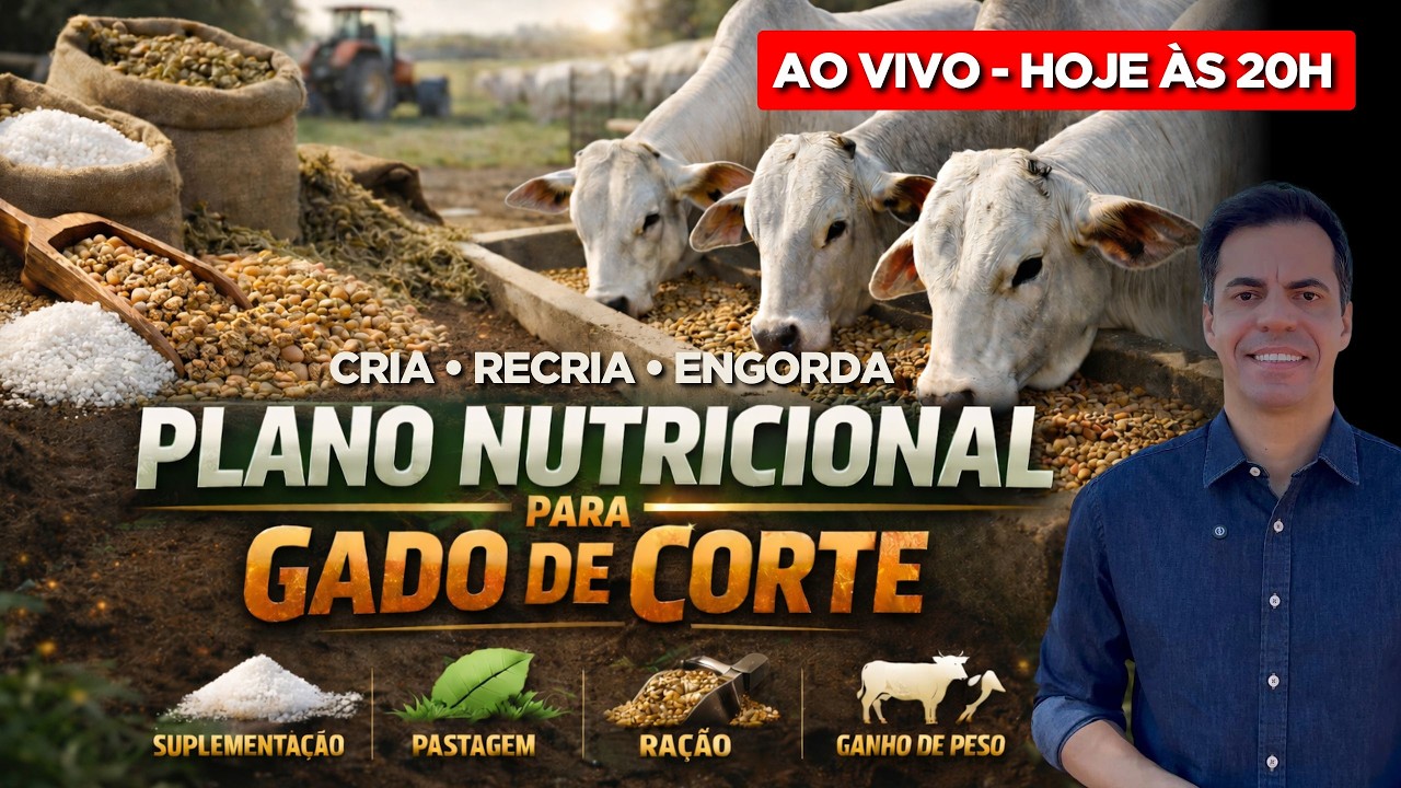 PLANO NUTRICIONAL PARA GADO DE CORTE I AO VIVO - 23/02/2026