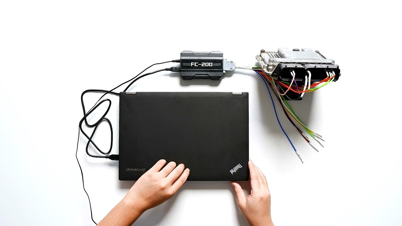 CGDI FC200 Read VW MED17.5 ECU using Godiag GT100 Plus via GPT- OBDII365