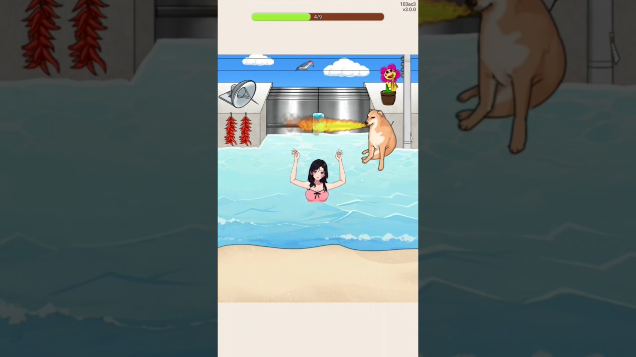 Crazy Brain Puzzle level 9 #gaming #games #puzzle #funny #viral #shorts #smart #crazy #girl