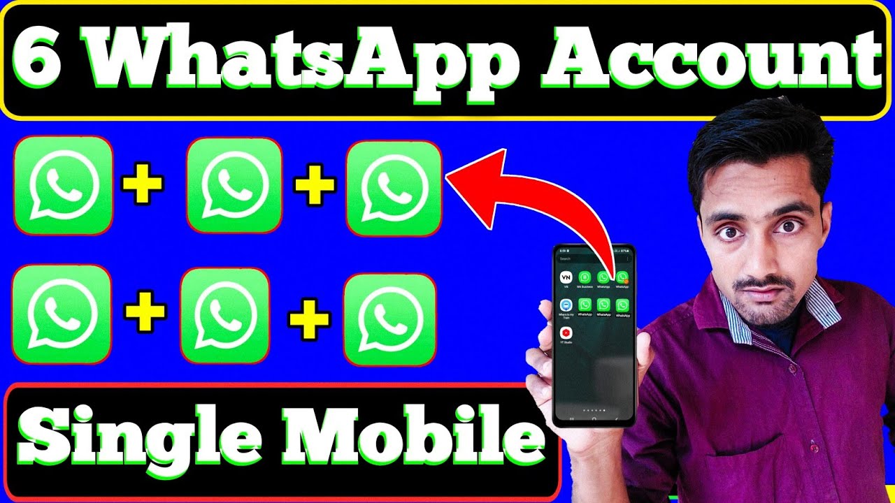 Multiple WhatsApp Account on a Single Android Phone🔥✅| Use Multiple WhatsApp Account in One Phone📱
