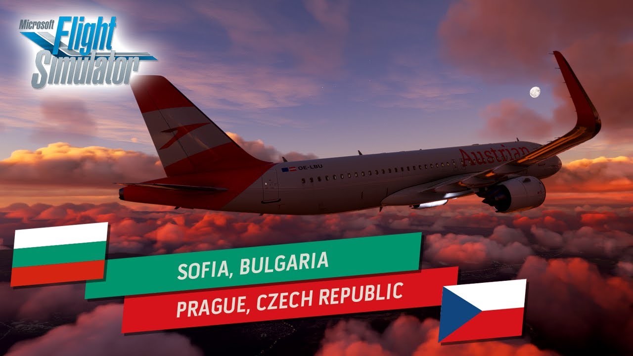 MSFS World Tour 127 - A32NX (A320neo) - Sofia, Bulgaria to Prague, Czech Republic