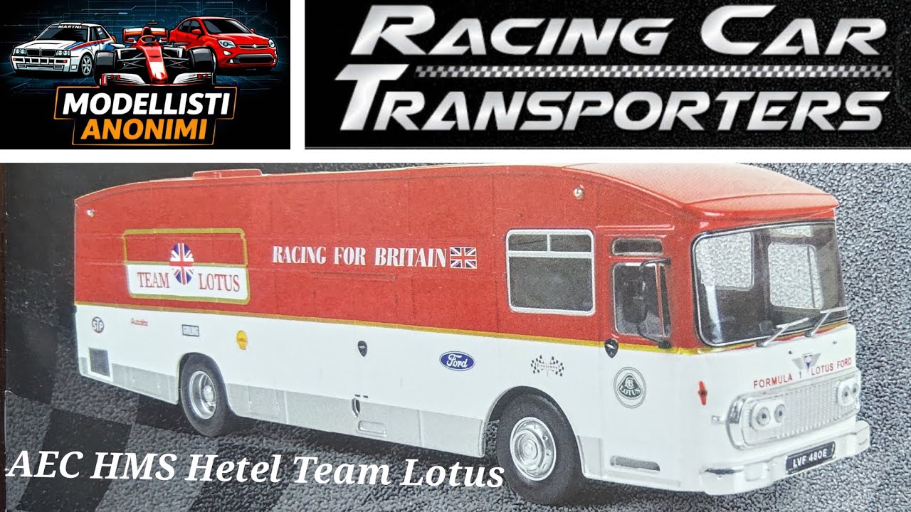AEC HMS Hetel Team Lotus (1967) 1:43 Racing car transporters Centauria uscita n.4