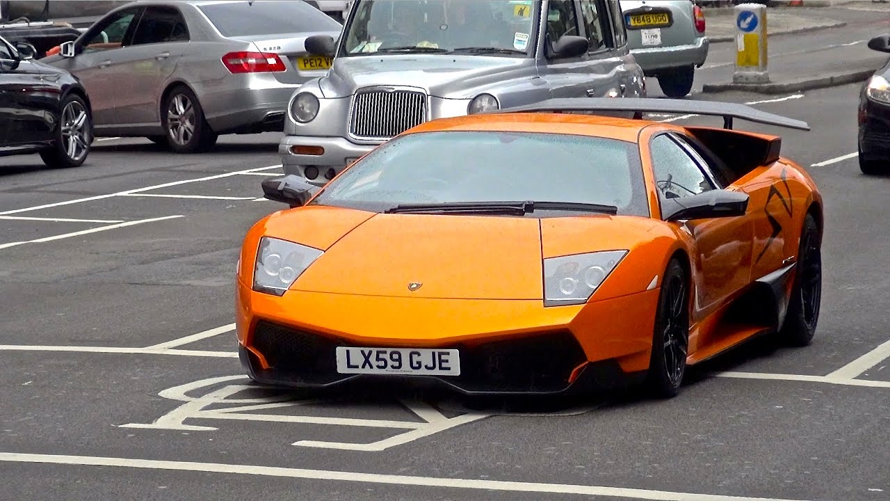 Lamborghini Murcielago LP670-4 SV - Sounds in London!