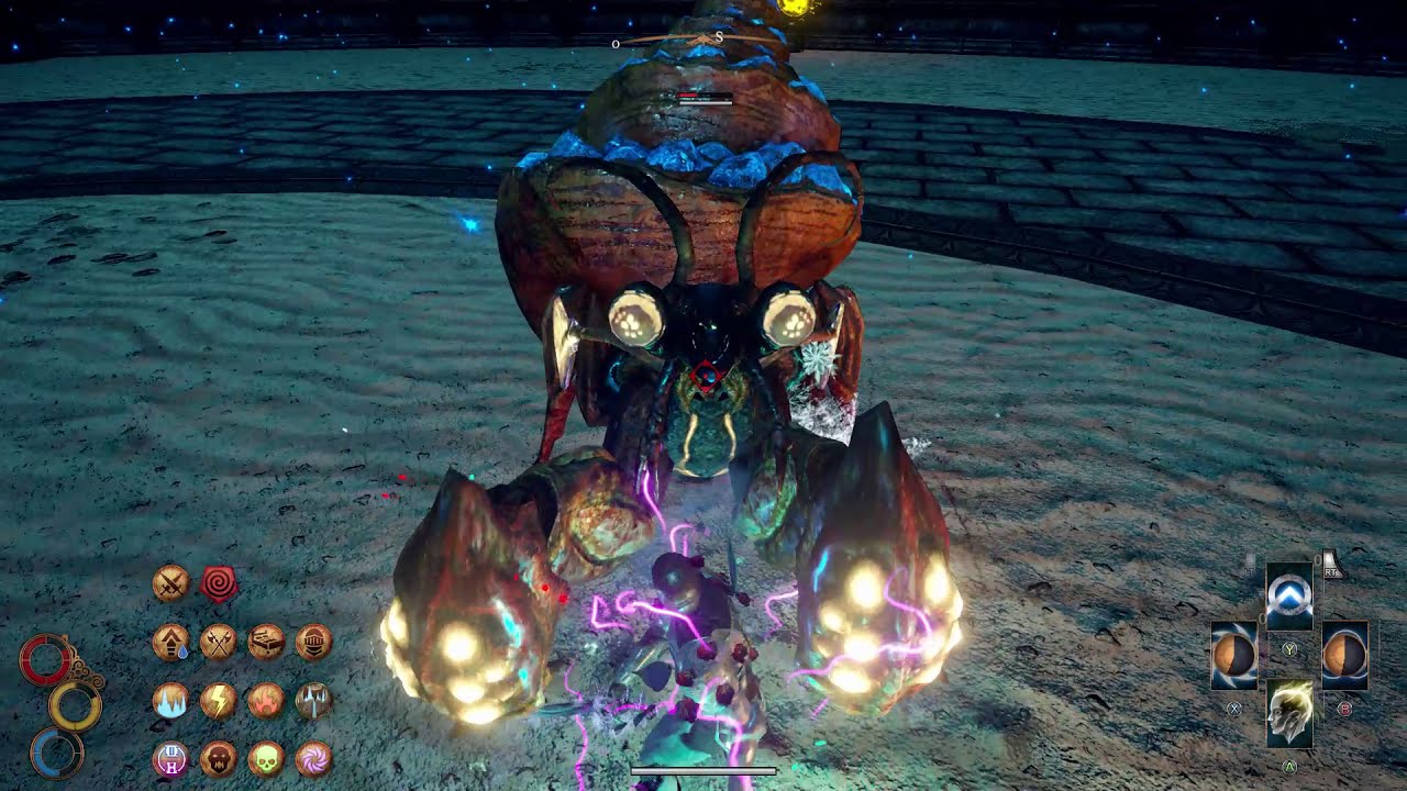 Outward Elite Mantis Shrimp Boss (Chakram Hex Mage)