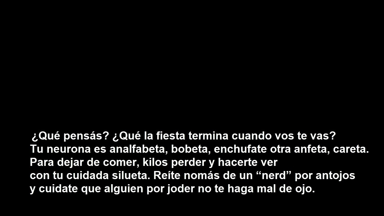 8) Mírenme (Bipolar) - Cuarteto de Nos | Letras