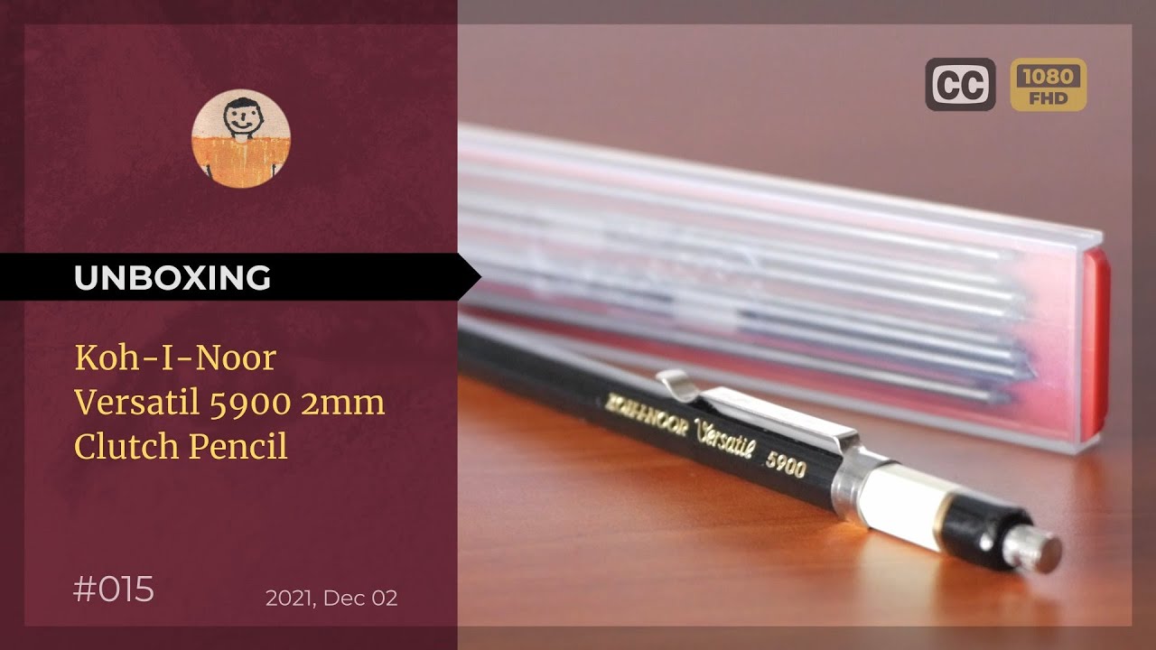 Unboxing -- Koh-I-Noor Versatil 5900 2mm Clutch Pencil