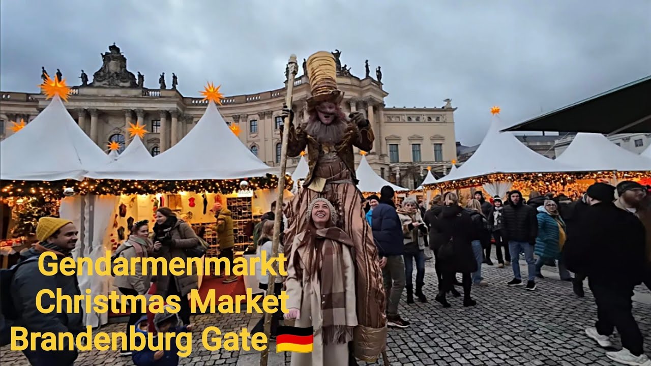 Exploring Berlin's Christmas markets — Gendarmenmarkt Christmas Market and Brandenburg Gate