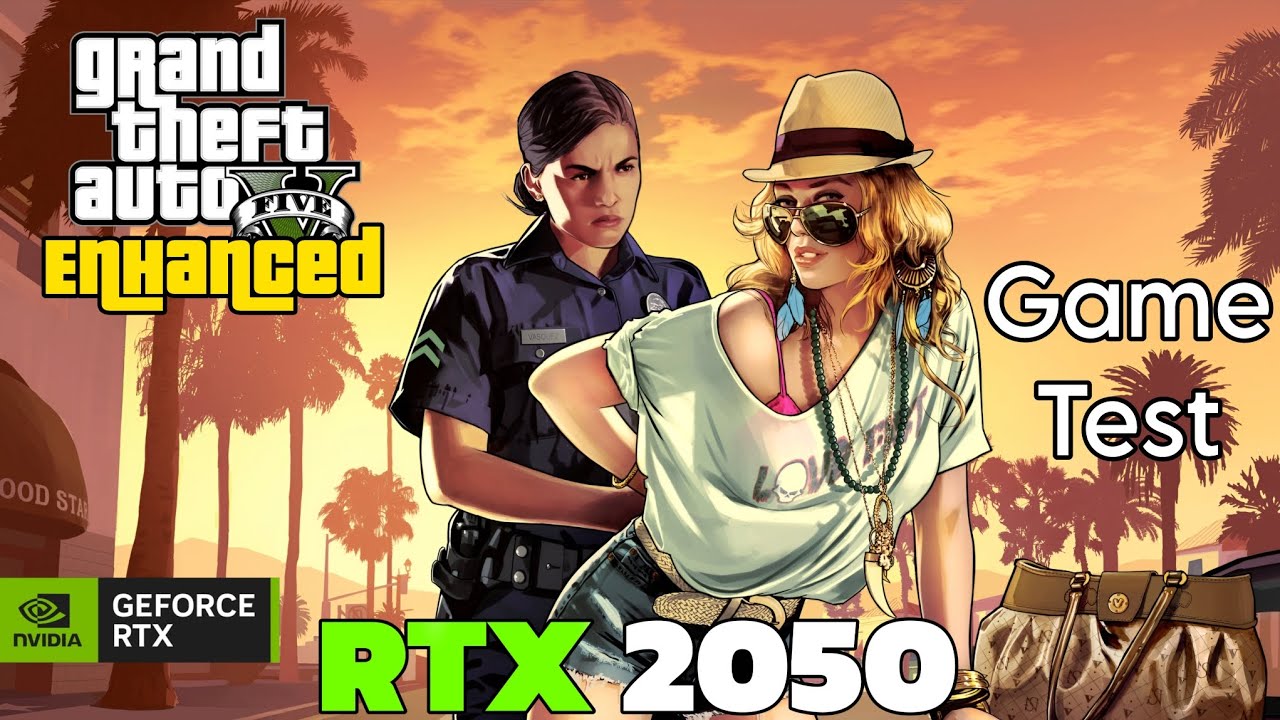 Gta 5 Enhaced Game Test on RTX 2050 #gta5