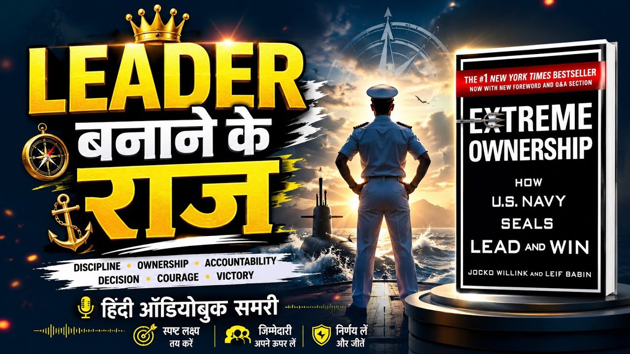 How to become a leader? | Hindi Audiobook Summary | Extreme Ownership Audiobook Summary in Hindi