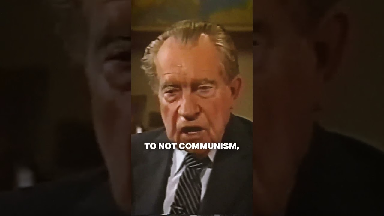 Президент Никсон делает прогноз о России после холодной войны