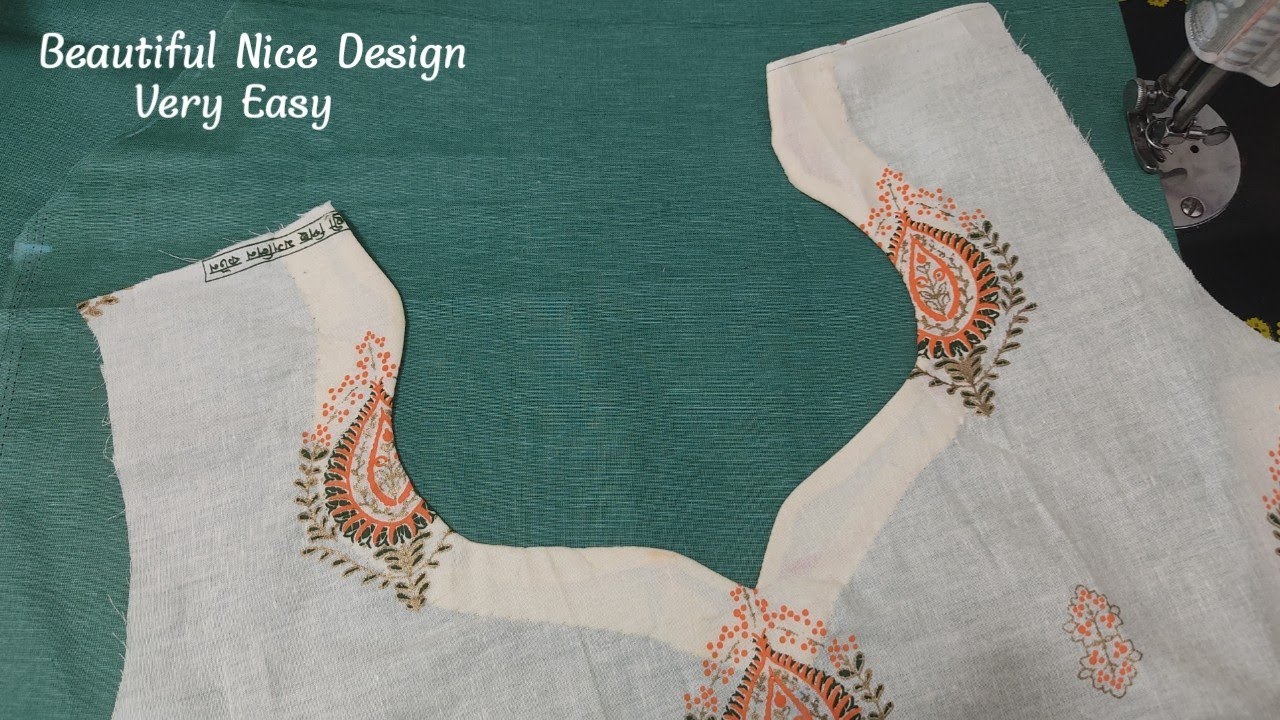 কামিজের গলার ডিজাইন কাটিং ও সেলাই | Latest Neck Design Cutting & Stitching In Bangla (easy method)