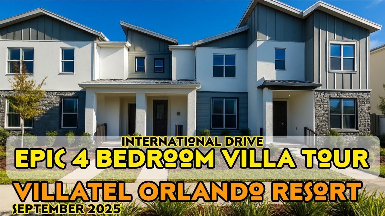 Villatel Orlando Resort потрясающая вилла с 4 спальнями